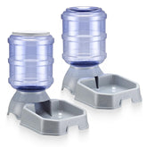kattypet automatic pet feeder front view shows hands-free refills for busy pet owners