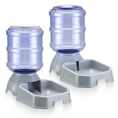 kattypet automatic pet feeder front view shows hands-free refills for busy pet owners