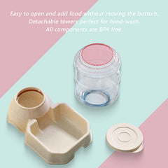 kattypet automatic pet waterer side view confirms spill-free hydration during daily use