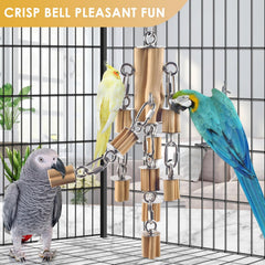 KATUMO parrot toys macaw play center illustrates suitability for multi-bird cages.