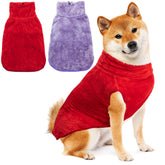KAYCOWZA dog jacket two-pack shown for warm, comfortable winter wear.