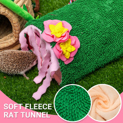 KAYCOWZA Guinea Pig Hideout transparent board aids sturdy setup and quick cleaning.