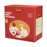 KAYHEN Dried Mealworms chickens bag-front showcases protein for healthy laying hens.