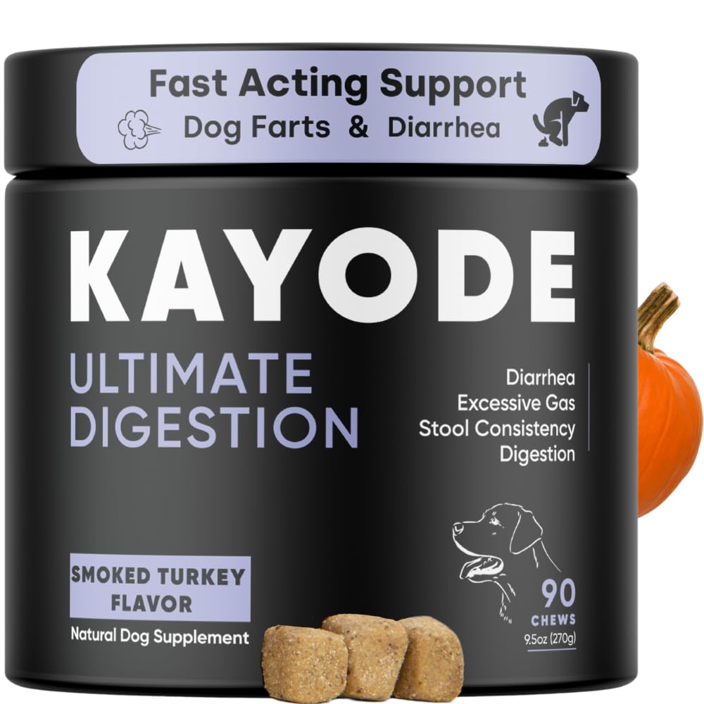 Kayode Ultimate Digestion bottle-front supports daily digestive health for dogs