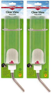 Kaytee water bottle 16oz with floating duck reminder for easy refills and clean habitats.