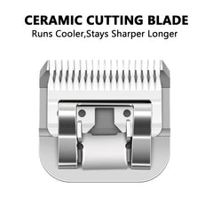 KBDS ceramic blade compatible with Andis and Oster clippers for versatile grooming.