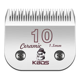 KBDS detachable ceramic pet blade size-10 closeup for precise trimming