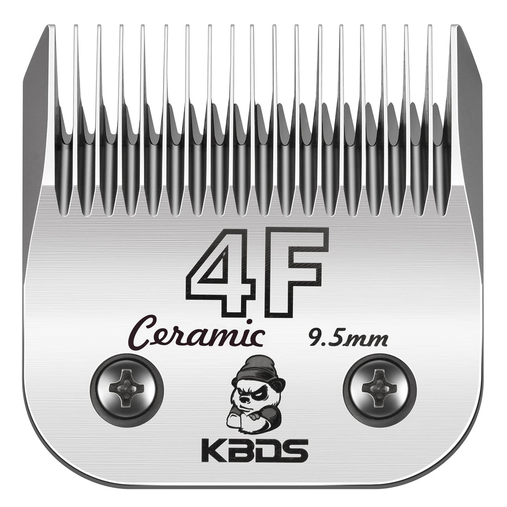 KBDS detachable ceramic pet clipper blades assembly showcasing versatile grooming