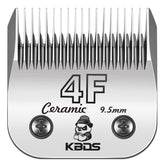 KBDS detachable ceramic pet clipper blades assembly showcasing versatile grooming