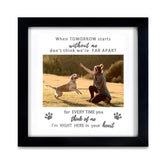 KCRasan marco memorial mascotas 9x9, ideal para honrar a tu compañero peludo