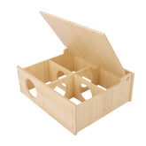 kcrygogo hamster wooden tunnel hideout offers cozy play space