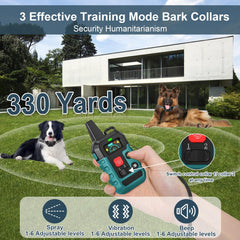 KDSZJDV Citronella collar side view shows remote-assisted training options.