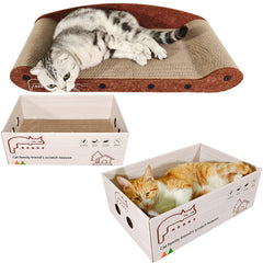 KEBKE cat-scratcher-rest-box-16in offers private resting space for relaxed cats