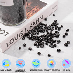 Keedolla glass stones vase filler, sleek black accent for floral arrangements.