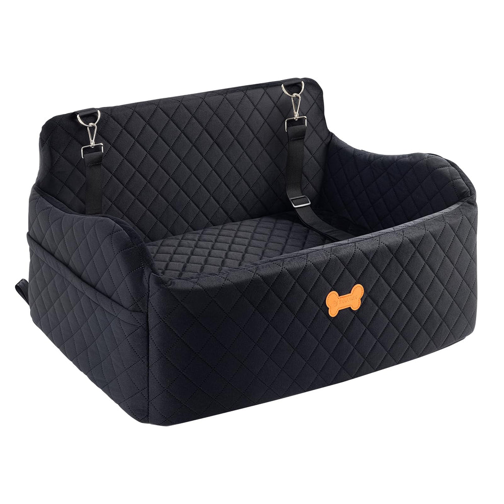 KEELUXE car seat for large dog with backseat view for comfort