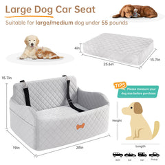 KEELUXE washable fabric cover detaches for easy cleaning