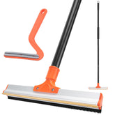 KeFanta carpet rake with deep hair focus lifts embedded pet hair from carpets.