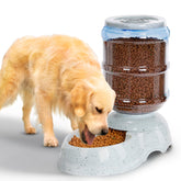 Kenond 3 Gallon Gravity Feeder front view shows easy daily feeding for large dogs