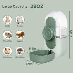 Kenond 800ml capacity water bottle keeps pets hydrated for days.