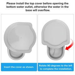 Kenond split-design for easy cleaning featuring separated bucket and base.