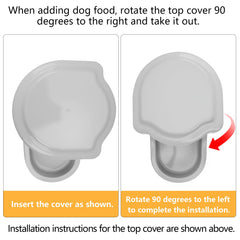 Kenond transparent food container lets you monitor kibble levels at a glance