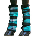 Kensington Protective Fly Boots Atlantis size L closeup of fleece padding for comfort