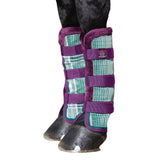 Kensington Protective Fly Boots front view showing Textilene for bite protection.