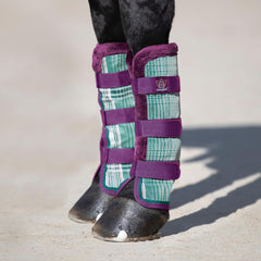 Kensington Protective Fly Boots side view highlights fleece trim for added comfort.