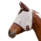 Kensington Signature Fly Mask Desert Sand front view shields from insects
