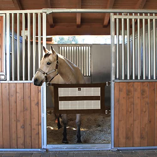 Kensington Stall Guard for Pony in Desert Sand offers secure stall visibility and adjustable fit