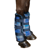 Kensington SuperMesh turnout boot front view showing secure fit in Atlantis color