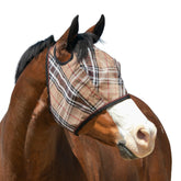Kensington UV Horse Fly Mask front view shows durable fabric protection