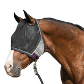 Kensington UViator face view shows 90% UV protection and clear visibility for horses