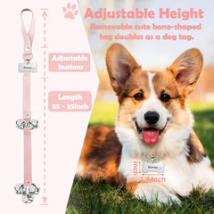 KEXIAVA dog bells adjustable length strap, fits any door for convenient use.