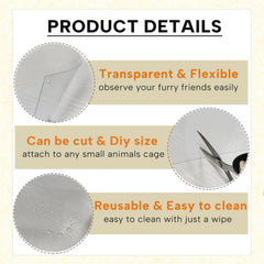 KEYIDE urine guard easy installation for instant cage protection