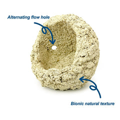 KFPSHLQE Anemone Nest texture shows porous surfaces enabling smoother water flow.