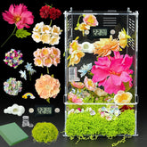 KFPSHLQE jumping spider enclosure front view highlights easy observation and secure access.
