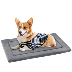 KHONSU PET slim crate dog bed 1.1in provides cooling comfort in compact crates