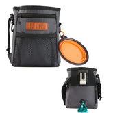 KHPR dog treat training pouch side view shows spacious storage for treats