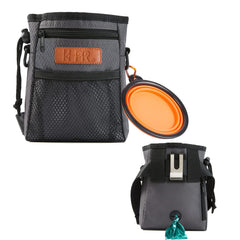 KHPR dog treat training pouch side view shows spacious storage for treats