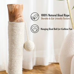 Kicari extra-thick 1.2-inch rubber wood base for wobble-free stability.