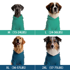 Kickred dog hoodie hood turquoise close-up shows warm layer.