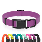 Kidding Pets collar impermeable para perros en purpura, perfecto para paseos en la playa.