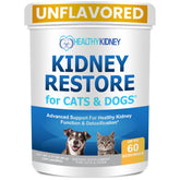 Kidney Restore cat packaging highlights easy at-home kidney support for felines