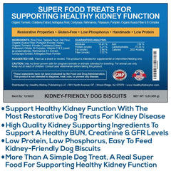 Kidney Restore dog treat texture close-up highlights chewy, soft bite suitable for kidney-diet dogs.