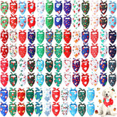 Kigeli Christmas dog bandanas with mixed patterns for festive outfits.