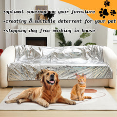 Kigley furniture guard pad folds away for easy storage after use.