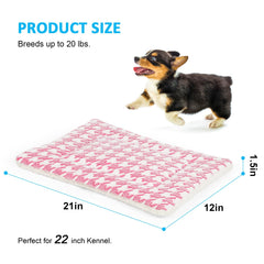 Kigmmro dog bed mat with reversible star side for decorative versatility.