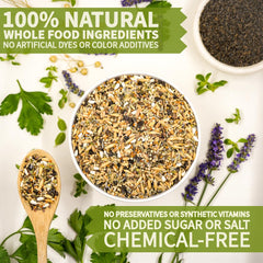KikiBirds Semillas Peladas para Loro, fomenta forraje natural y destreza.