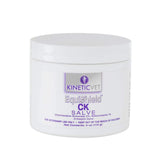 Kinetic Vet EquiShield CK Salve 4OZ jar—easy application for post-ride skin comfort.